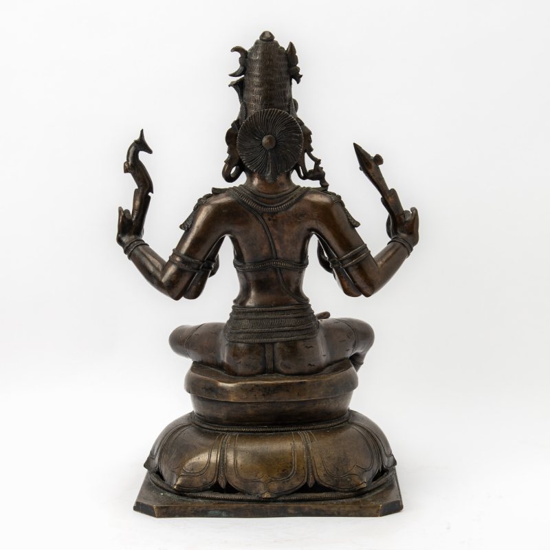 A Large Indian Bronze Figure of Shiva - 图6