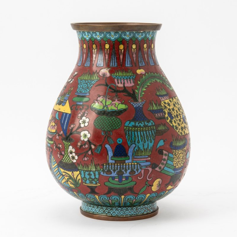 A Chinese Cloisonne Enamel Jar - 图1