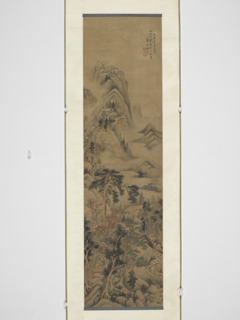 顾大申 1657年作 山居图 - 图3