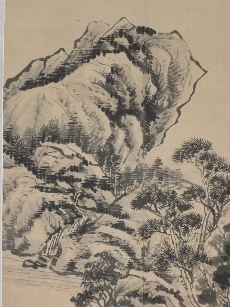 张赐宁 1804年作 墨山水 - 图6