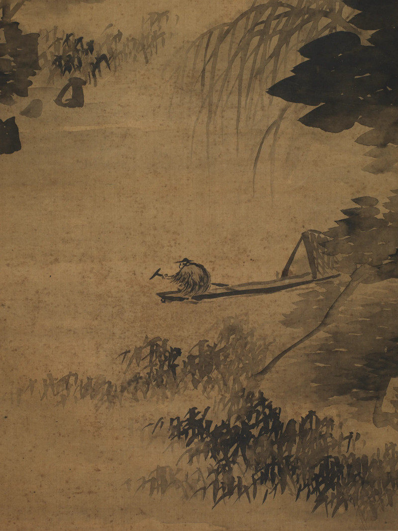 陈继儒 1634年作 仿米家山水 - 图6