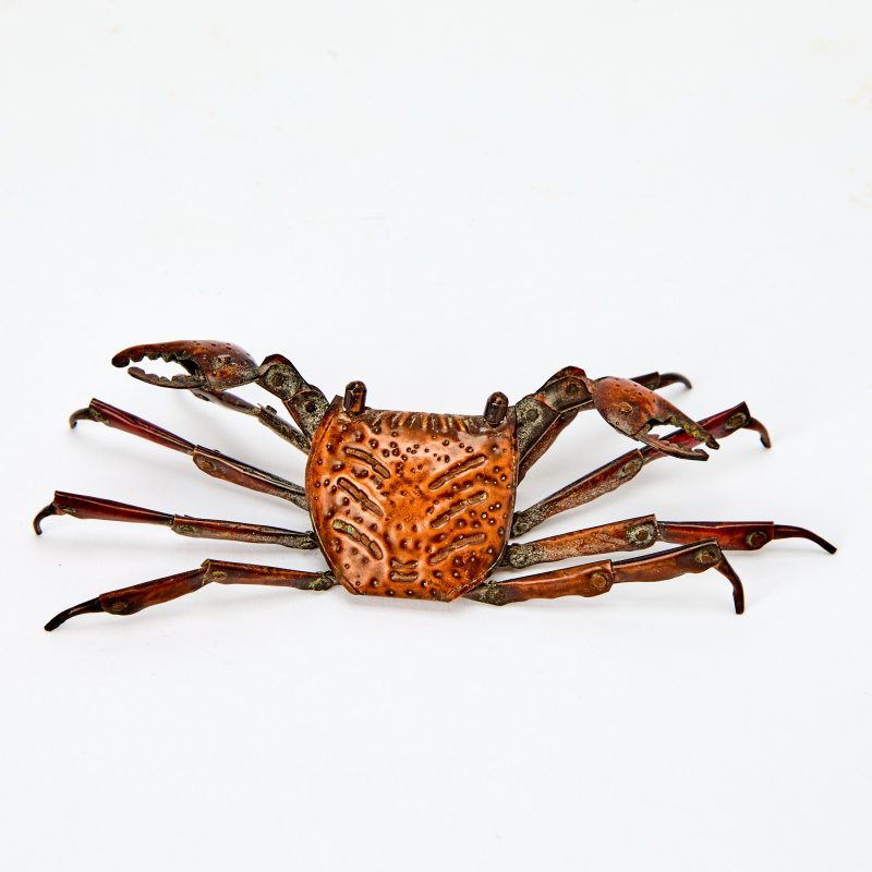 Two Japanese Copper Alloy Articulated Crustaceans - 图3
