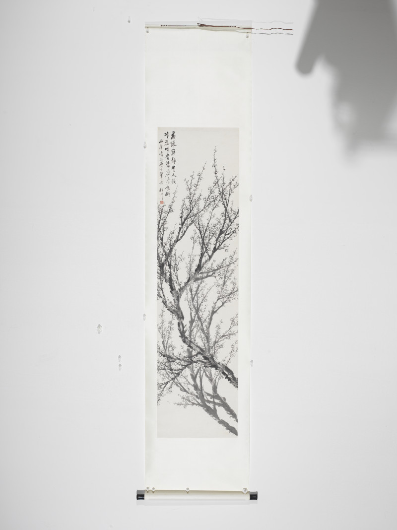 金心兰 1903年作 梅花四屏 - 图4