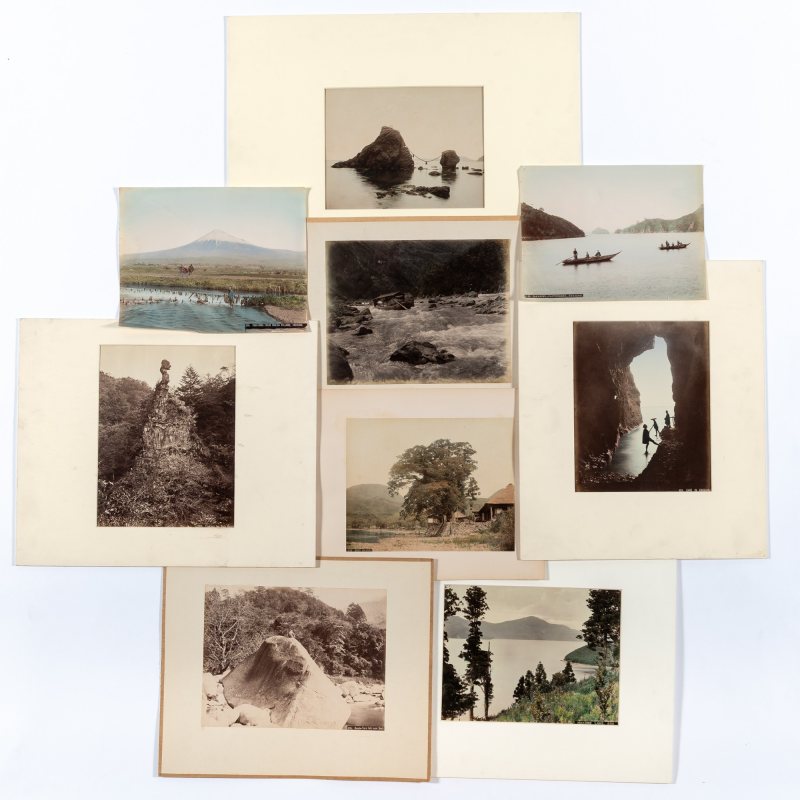 A Group of Japanese Albumen Prints Showing Scenes of Natural Beauty - 图2