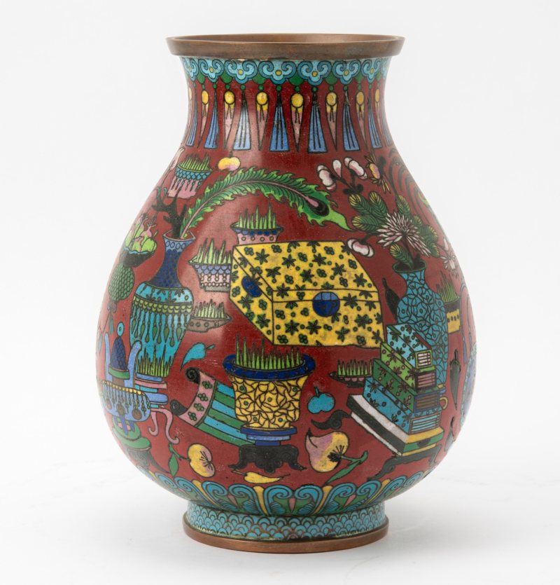 A Chinese Cloisonne Enamel Jar - 图3