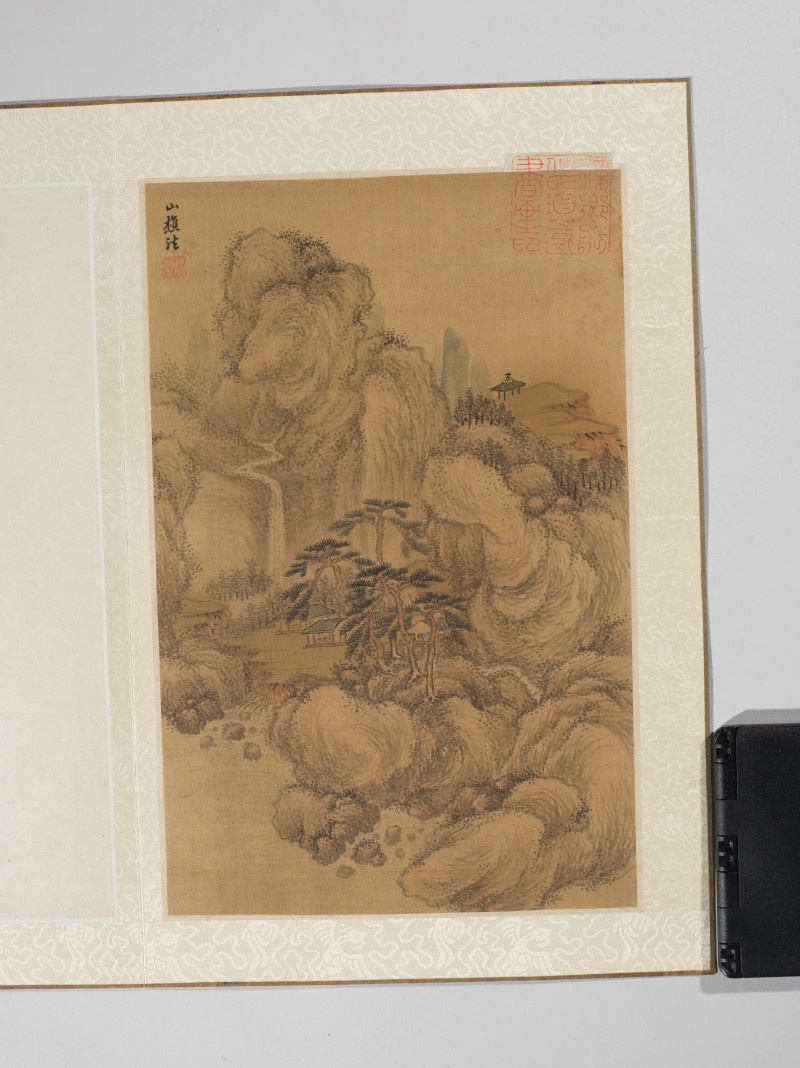 杨晋 1685年作 仿各家山水册 - 图2