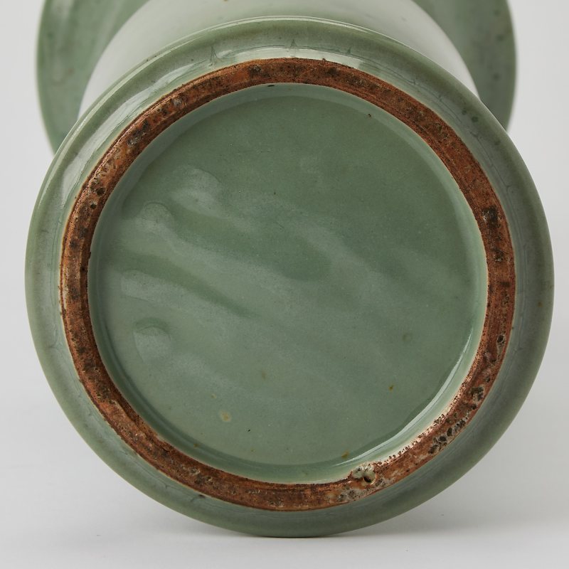 A Chinese Longquan Celadon Vase, Gu - 图6