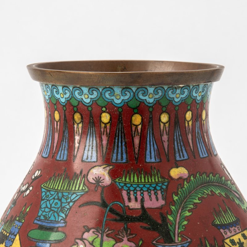 A Chinese Cloisonne Enamel Jar - 图6
