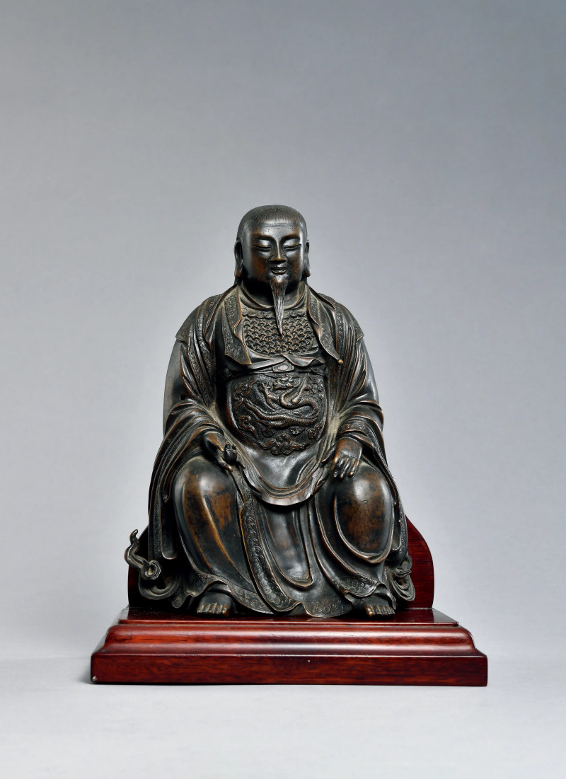 明 铜真武大帝坐像