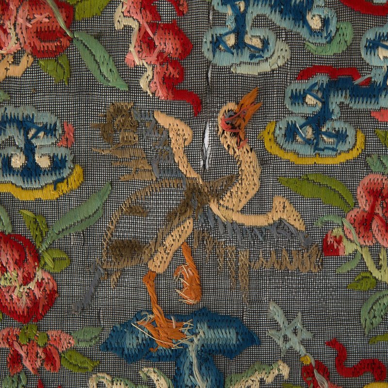 Five Chinese Silk Rank Badges - 图3