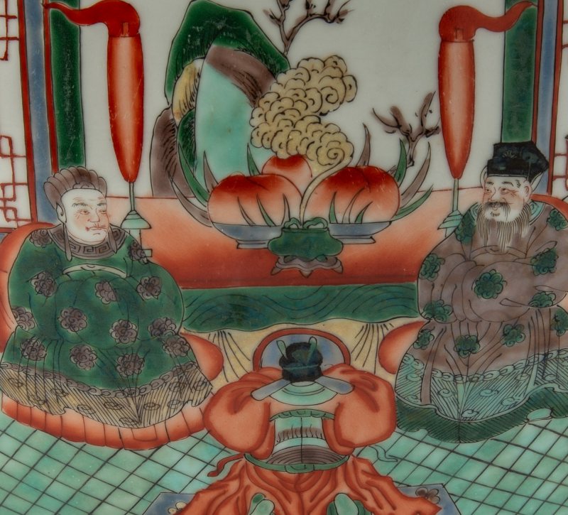 A Large Chinese Famille Verte Porcelain Vase - 图4