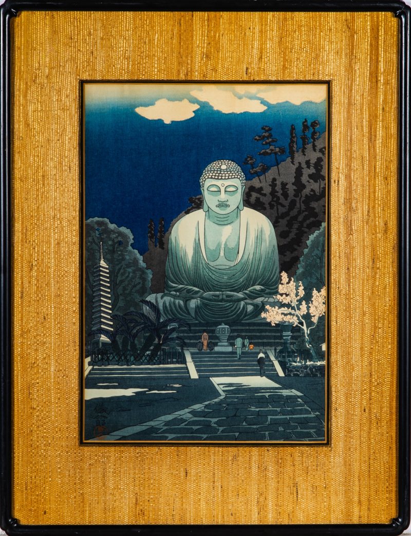 A Japanese Shin Hanga Woodblock Print by Gihachiro Okuyama - 图1