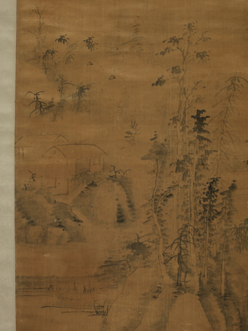 1592年作 吴榴阁  溪桥幽栖图 - 图5