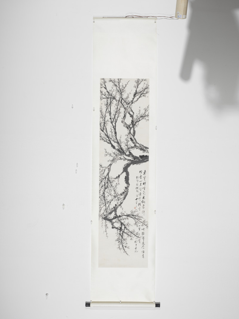 金心兰 1903年作 梅花四屏 - 图5