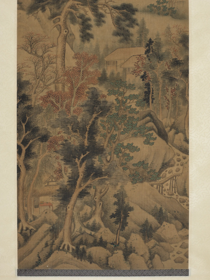 顾大申 1657年作 山居图 - 图5