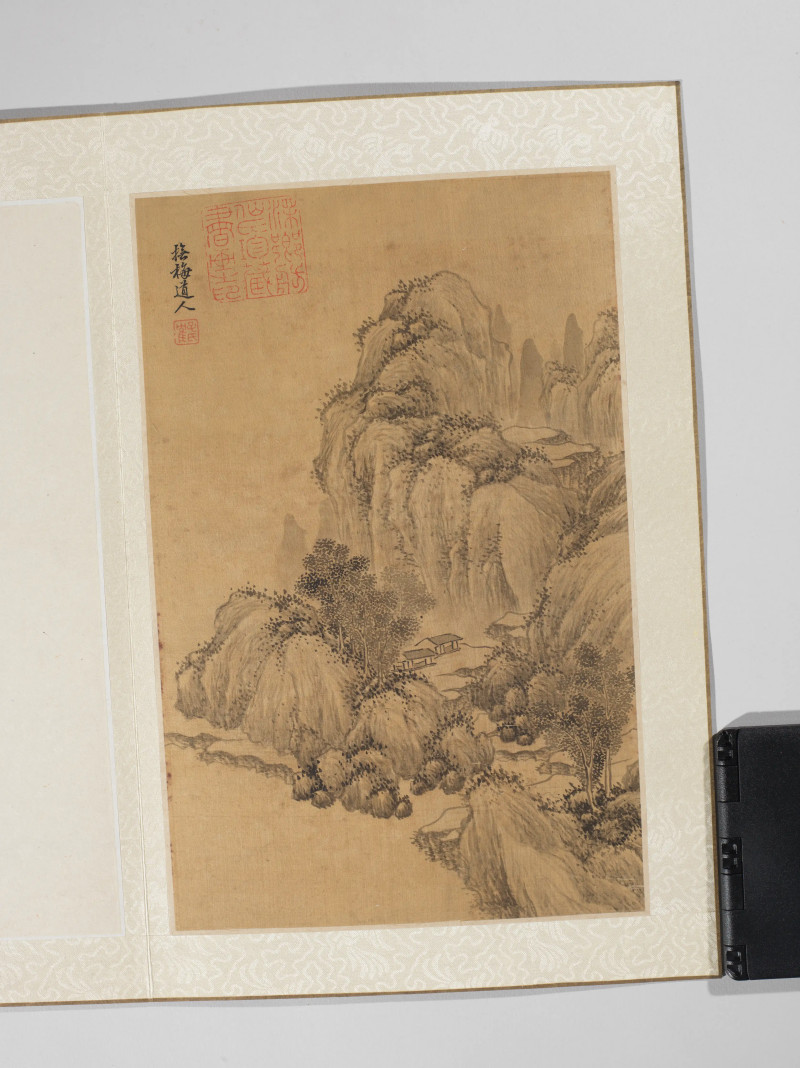 杨晋 1685年作 仿各家山水册 - 图4