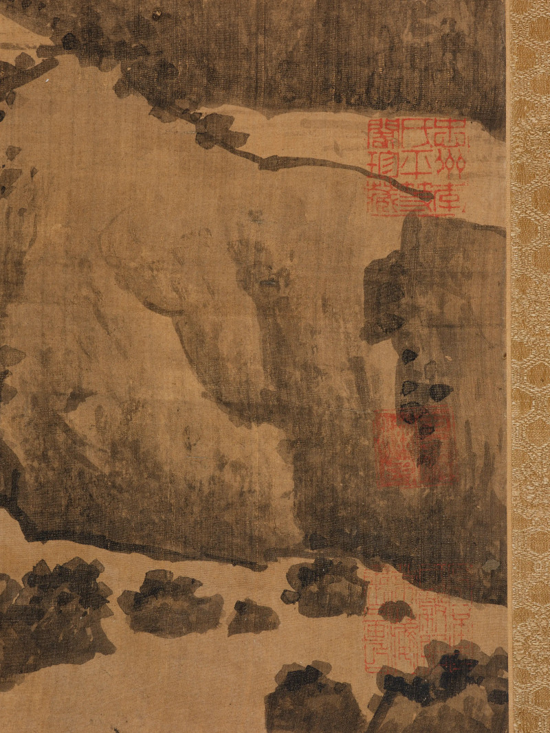 龚贤 壬子（1672年）作  仿倪瓒山水 - 图7