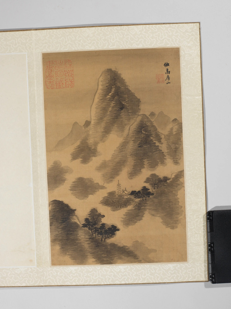 杨晋 1685年作 仿各家山水册 - 图5