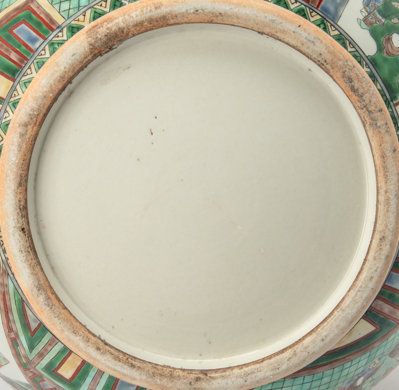 A Large Chinese Famille Verte Porcelain Vase - 图7