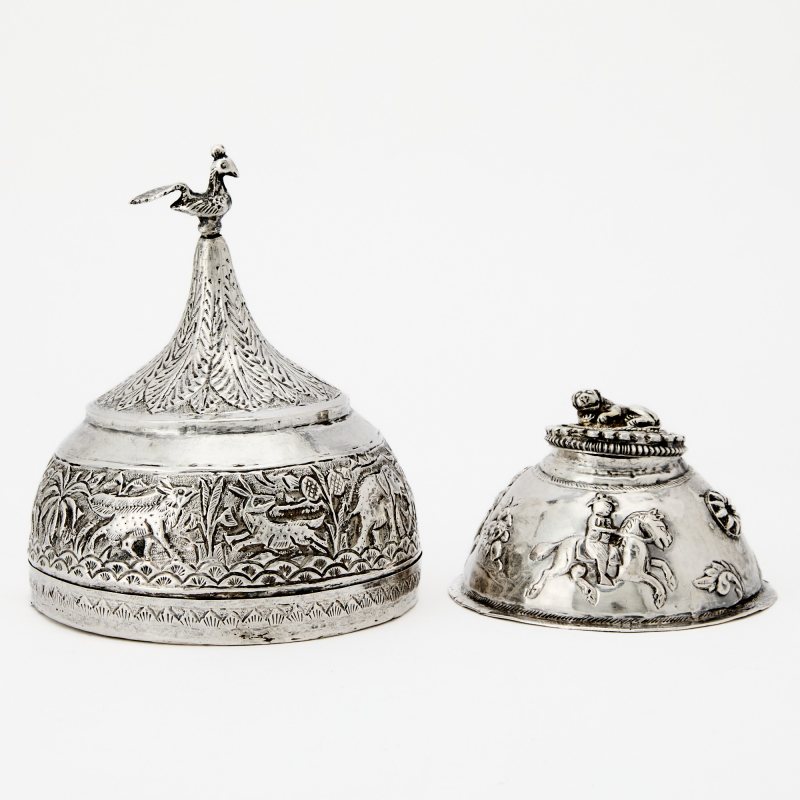 Assorted Group of Indian, Chinese, and Southeast Asian Silver and Silvered Metal Articles - 图7