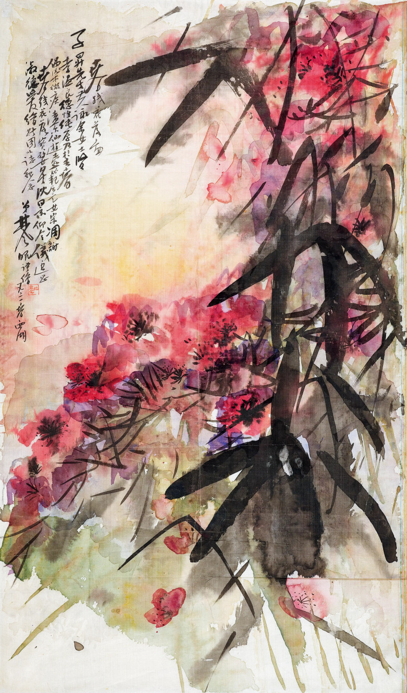 林风眠 1931年作  春残花落图 - 图1
