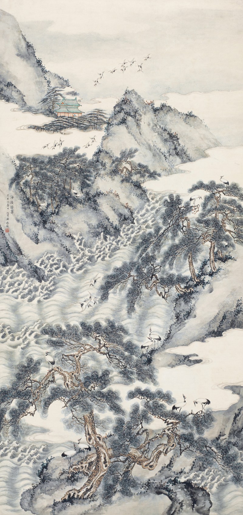 1657年作 屈兆麟 1929年作 海屋添筹