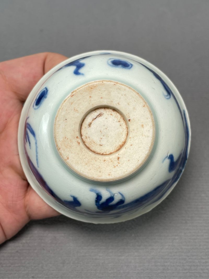 清中期 青花过墙龙纹茶园 - 图18