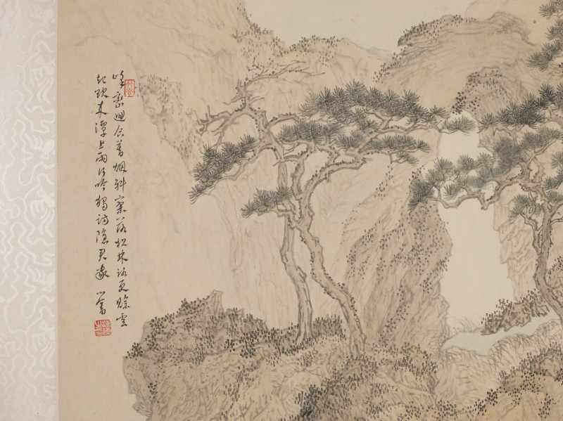 溥儒  松壑图 - 图3