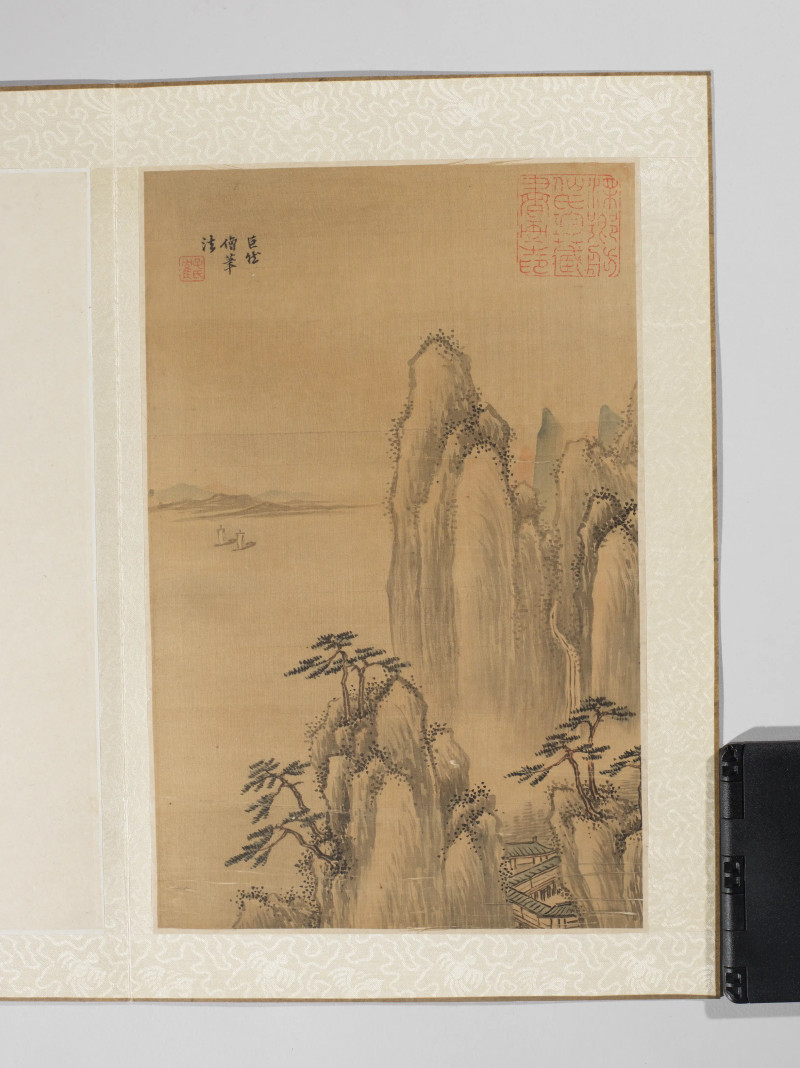 杨晋 1685年作 仿各家山水册 - 图6
