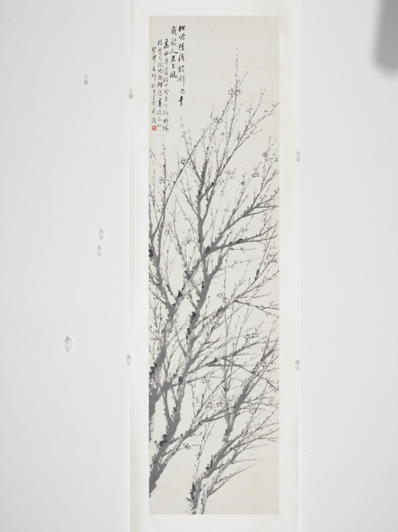 金心兰 1903年作 梅花四屏 - 图6