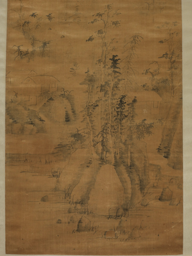 1592年作 吴榴阁  溪桥幽栖图 - 图8