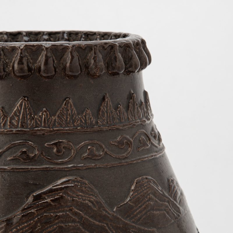 A Chinese Black Glazed Pottery Jar - 图4