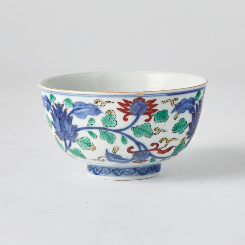 A Chinese Famille Verte Porcelain Bowl - 图4