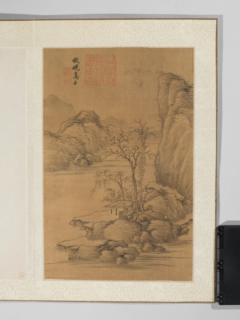 杨晋 1685年作 仿各家山水册 - 图13