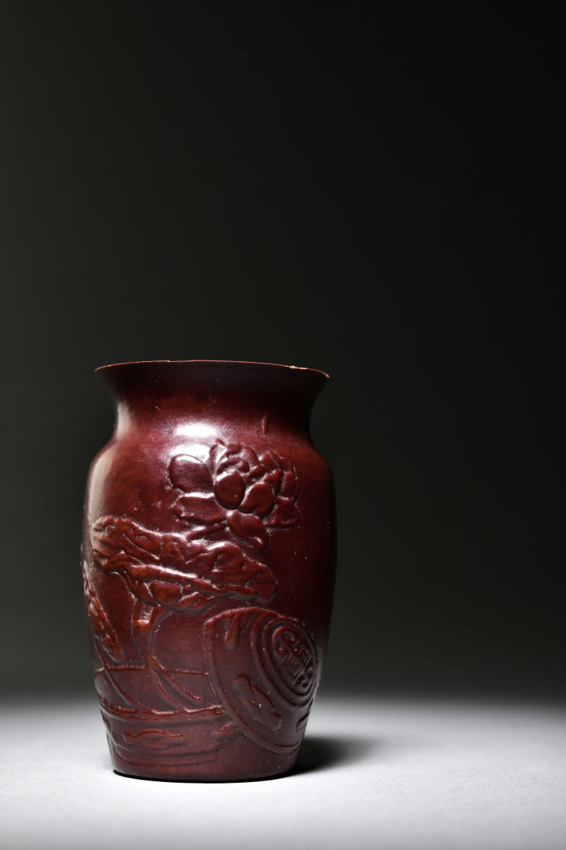 当代 花模酒坛子蛐蛐葫芦 - 图4