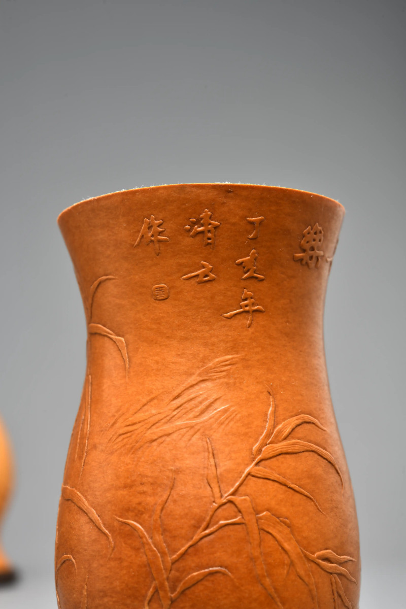 近代 花模、素模葫芦一组六只 - 图2
