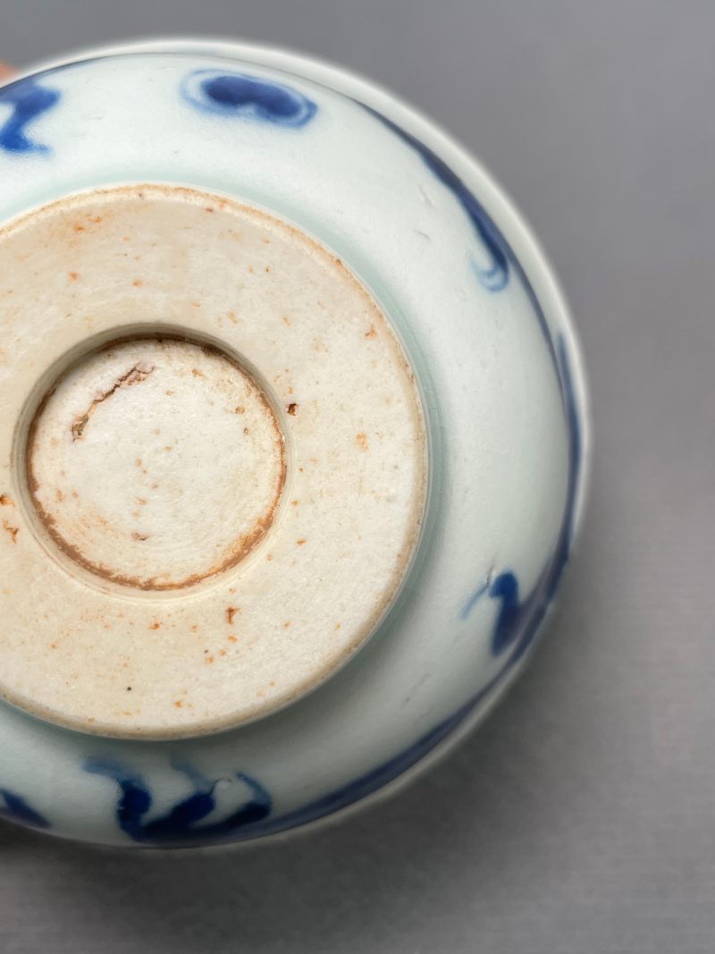 清中期 青花过墙龙纹茶园 - 图19