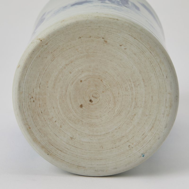 A Chinese Blue and White Porcelain Brush Pot - 图6