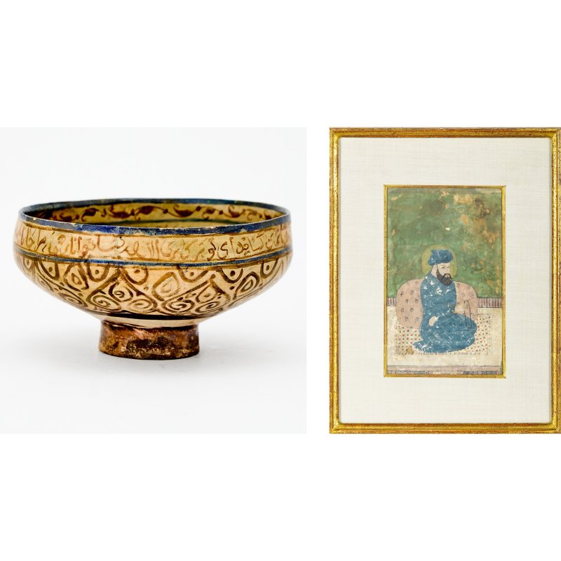 A Persian Lustre Glazed Pottery Bowl - 图1