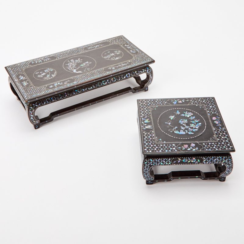 A Japanese Chinese-Style Shell-Inlaid Black Lacquer Box - 图5