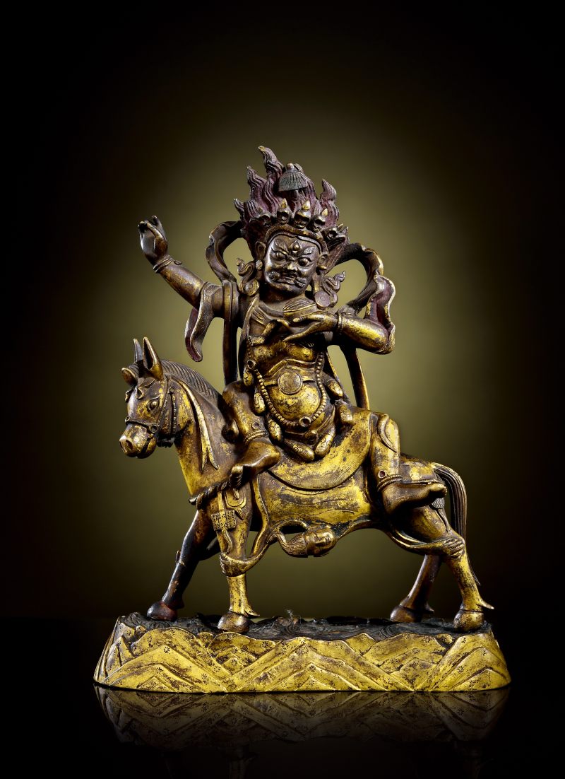 清乾隆（1736-1795年） 吉祥天母像 - 图1