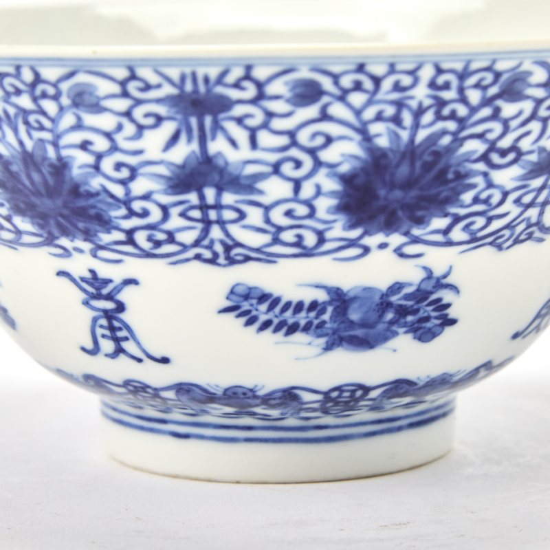 A Pair of Chinese Blue and White Porcelain Bowls - 图4