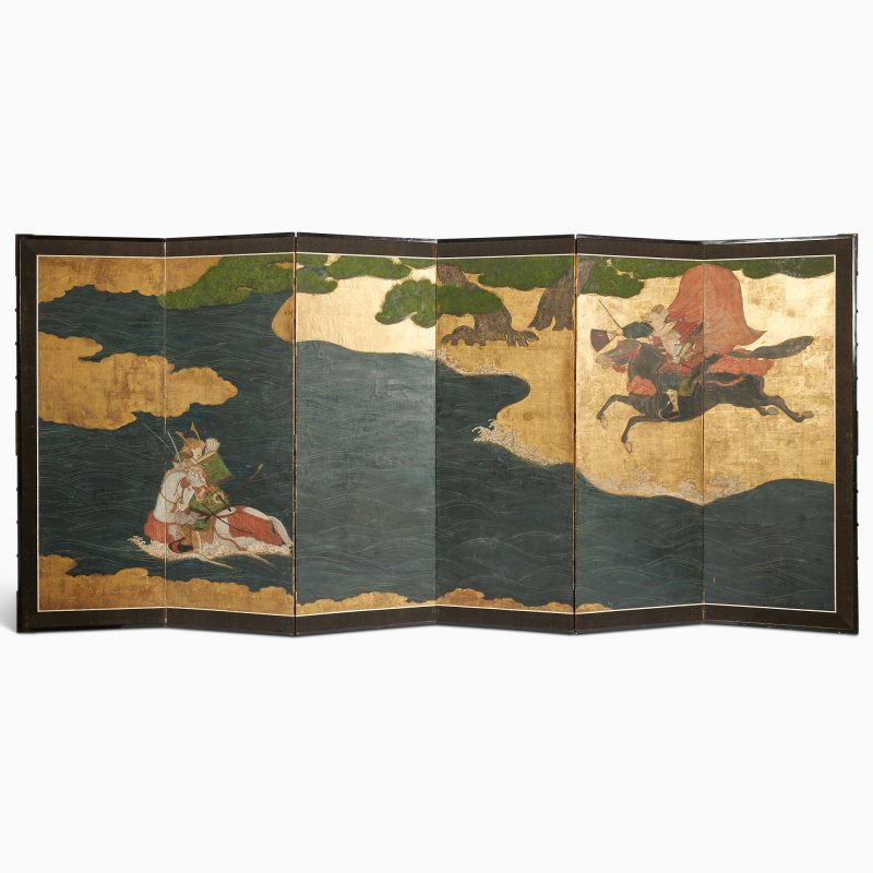 A Japanese Six-Panel Folding Screen - 图2