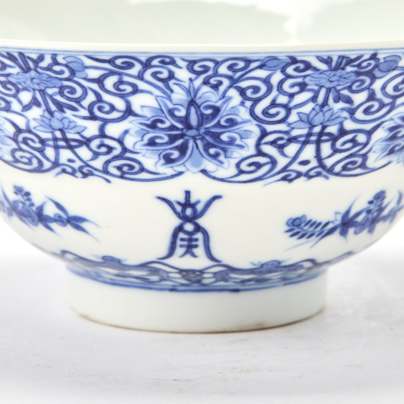 A Pair of Chinese Blue and White Porcelain Bowls - 图5