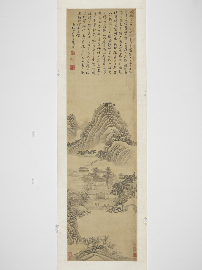 徐枋 1685年作 吴山最胜十二图 - 图3
