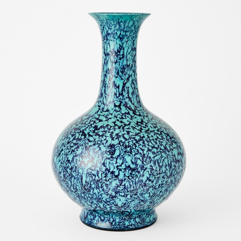 A Chinese Robin's Egg Glazed Porcelain Vase