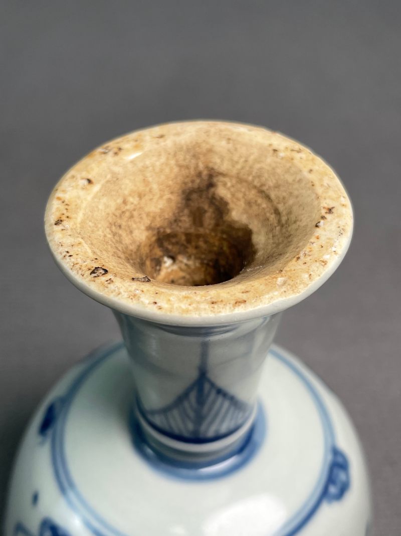 明天启 眀天启 青花婴戏图高足杯 - 图22