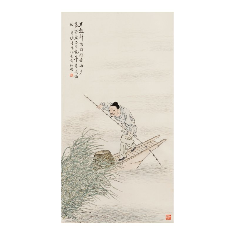 蔣彝（1903-1977）　人物題材作品二幀 | CHIANG YEE (JIANG YI, 1903-1977) - 图3
