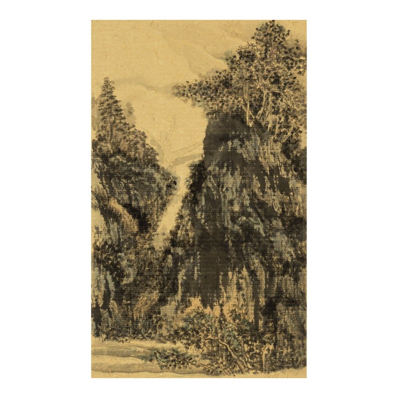 柴一茗（生於1965年）　山水間的神話人物　淺設色紙本　冊頁九開十六頁　一九八六年作 | CHAI YIMING (BORN 1965) - 图12