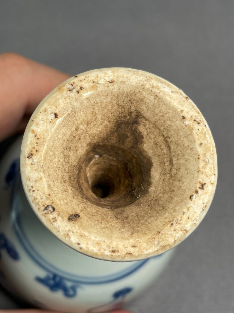 明天启 眀天启 青花婴戏图高足杯 - 图21